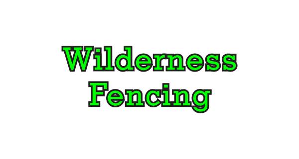 Wilderness Fencing Logo